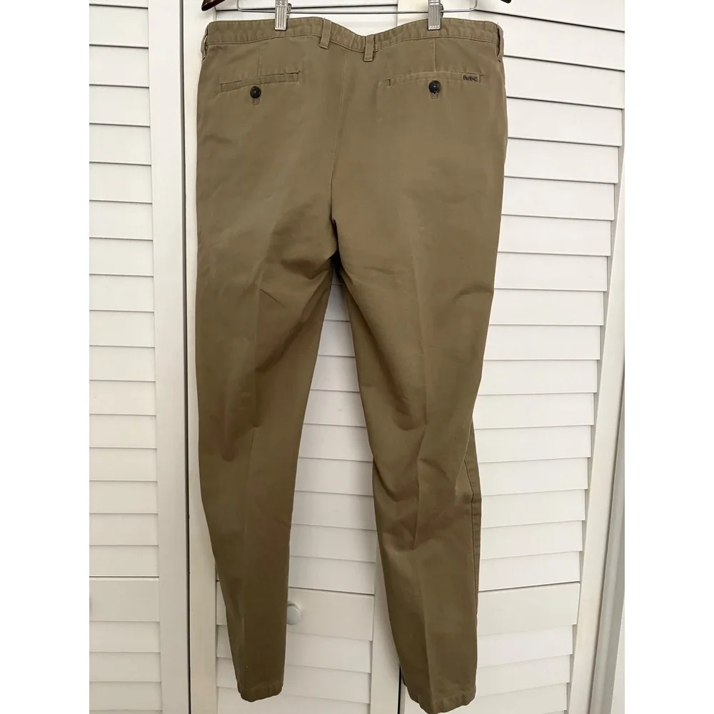 Michael Kors Khaki Pants Straight‎ Leg Chinos Casual Trousers Size 36